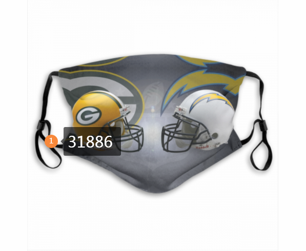 NFL Green Bay Packers 662020 Dust mask with filter